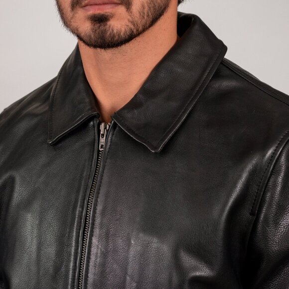 Castor - Mens Fashion Leather Jacket - Picture 4 of 6